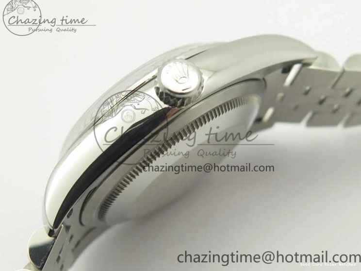 Good Copy Rolex Watches ARF 116234 1:1 DateJust 904L Markers Black SS Minimalist V 904L on 36 Jubilee Bracelet Sticks SS Dial 3374 Best SA3135 Edition 0113